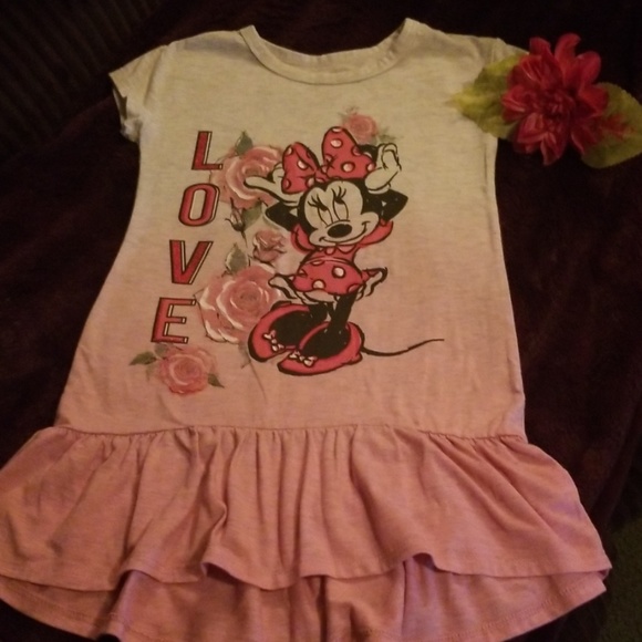 Girls 4t Disney minnie mouse casual dress